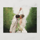 の写真結婚Thanks You Postcard ポストカード (正面)