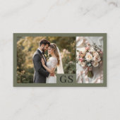 の写結婚真フォトスクリプトプロフェッショナル 名刺 (裏面)