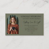 の写結婚真フォトスクリプトプロフェッショナル 名刺 (正面)