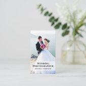 の写結婚真QRコードプロフェッショナル写真 名刺 (スタンド正面)