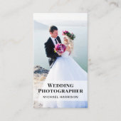 の写結婚真QRコードプロフェッショナル写真 名刺 (正面)