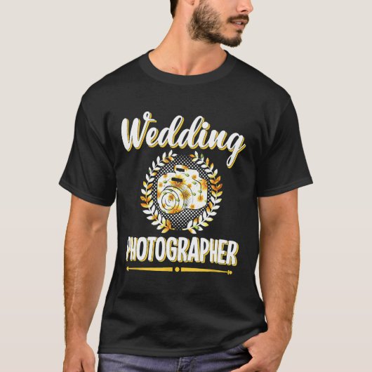 の写結婚真Tフリー写真家P Tシャツ (正面)