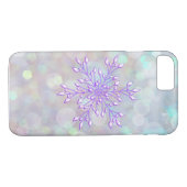 *~*の冬の不思議の国の《写真》ぼけ味の雪片 Case-Mate iPhoneケース (裏面(横))