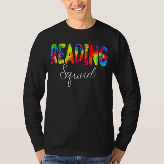 の分隊読絞り染め新学期評価 Tシャツ (正面)