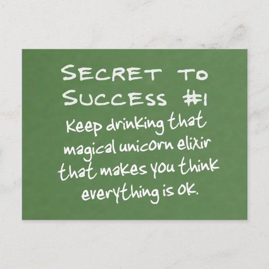 の前向き力考え ポストカード (正面)