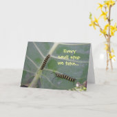 の勇気付けられるやる気を起こさせる カード (黄色い花)