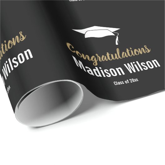 の卒カスタム業おめでとう ラッピングペーパー (ロールコーナー)