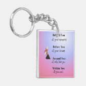 の卒業メッセージ キーホルダー (正面左)