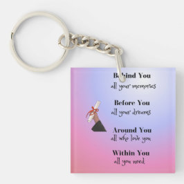 の卒業メッセージ キーホルダー