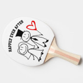 の卓球ラケットの後で幸結婚福に 卓球ラケット (横)