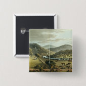 の南および東の前部からの一般的な見解 缶バッジ (正面&裏面)