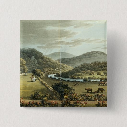 の南および東の前部からの一般的な見解 缶バッジ (正面)