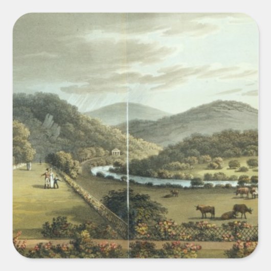 の南と東の正面からの一般見解 スクエアシール (正面)