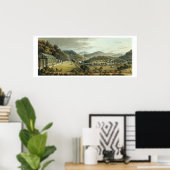 の南と東の正面からの一般見解 ポスター (ホームオフィス)