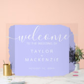 ～の危機結婚へようこそパーソナライズされた アクリルサイン (ウェディング)