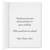 の受結婚け入れカードバタフライハート (内側 (右))