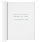 の受結婚け入れカードバタフライハート (内側 (右))