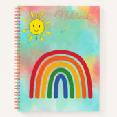 の可愛い書メモ ノートブック (正面)