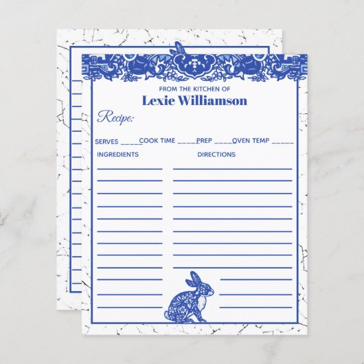 の台所から青ヤナギカスタムウサギ (正面/裏面)