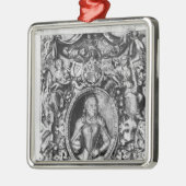 の司教のBible Titlepage、パブ。 1568年に メタルオーナメント (左)