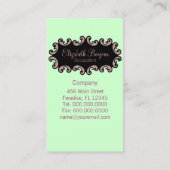 ～の名刺をめくる 名刺 (裏面)