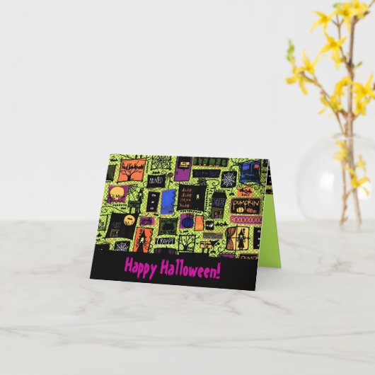 〜の名刺を夢見るお菓子 カード (黄色い花)