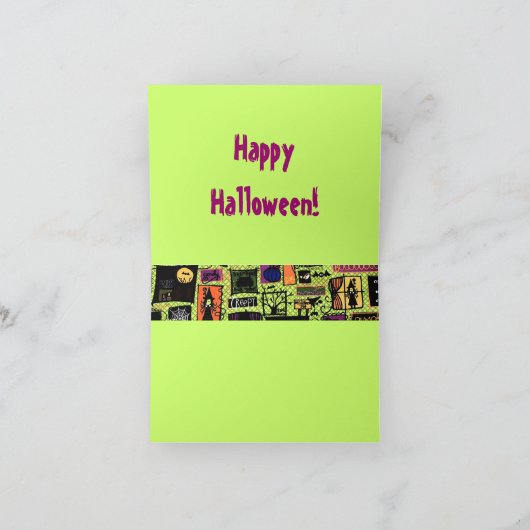 〜の名刺を夢見るお菓子 カード (内部)