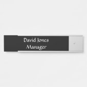 の名前ぶら下がったプレート サインプレート (正面)