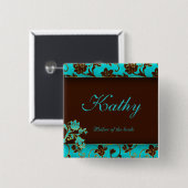 の名結婚前タグボタン金ゴールドフローラBB 缶バッジ (正面&裏面)