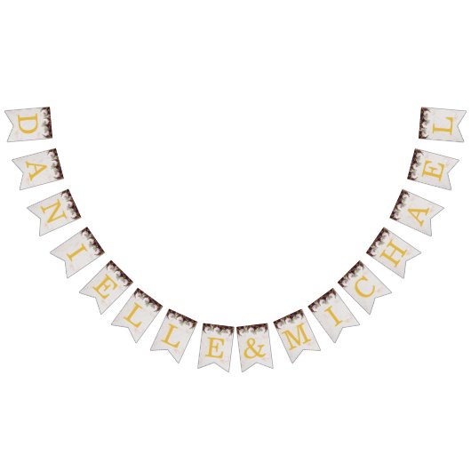 の名結婚前フローラブルゴーニュ牡丹ホワイトマーブル バンティングフラッグ (全)