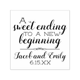の名結婚前Sweet Ending New Beginning セルフインキングスタンプ