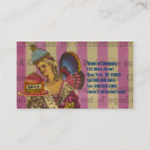 ~の名食べ刺でケーキを食べさせる 名刺 (裏面)