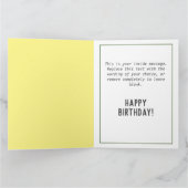 の吹アウトキャンドルハッピーバースデーカード カード (内部)