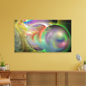 の吹宇宙バブルCanvas Print キャンバスプリント (インサイチュ (リビング))