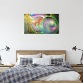 の吹宇宙バブルCanvas Print キャンバスプリント (インサイチュ (寝室))