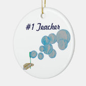 の吹泡 セラミックオーナメント (左)