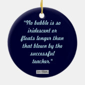 の吹泡 セラミックオーナメント (裏面)