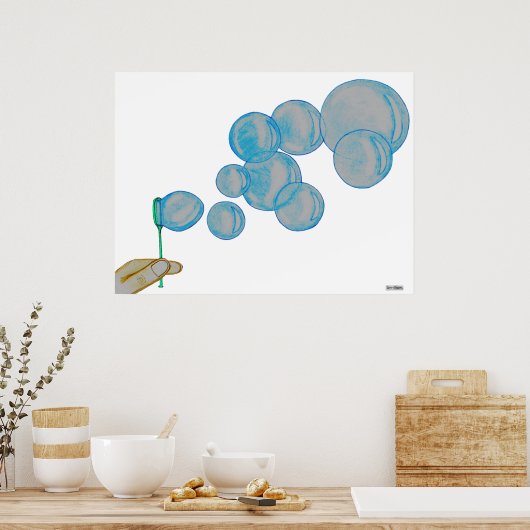 の吹泡 ポスター (キッチン)