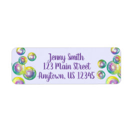 の吹虹のシャボンパーソナライズされたプ ラベル