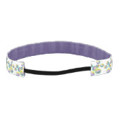 の吹虹のシャボン玉の泡と紫 アスレチックヘッドバンド (裏面)