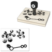 の吹虹のシャボン玉 ラバースタンプ (押印)