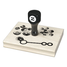 の吹虹のシャボン玉 ラバースタンプ