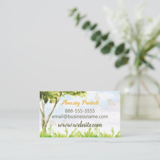 の吹Dandelion名刺 名刺 (スタンド正面)