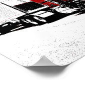 の吹Through Peterbilt Poster ポスター (角)