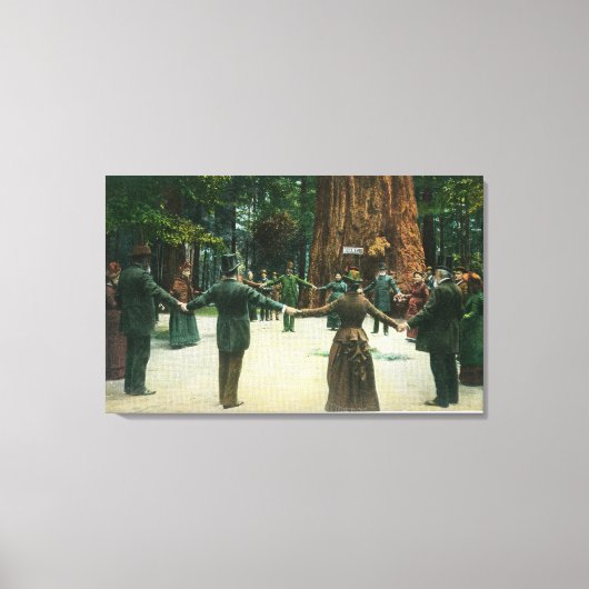 の周囲を示す一般的なフリーモント キャンバスプリント (正面)