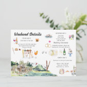 の図解入りの、写真付きの地結婚程招待状 招待状 (スタンド正面)