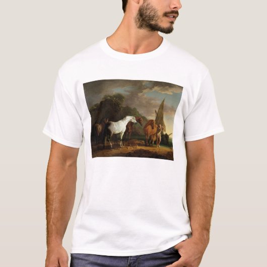 の土地の彼の最終的な許可を取るGulliver Tシャツ (正面)