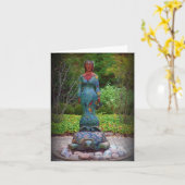 の地球はカメ支持します カード (黄色い花)