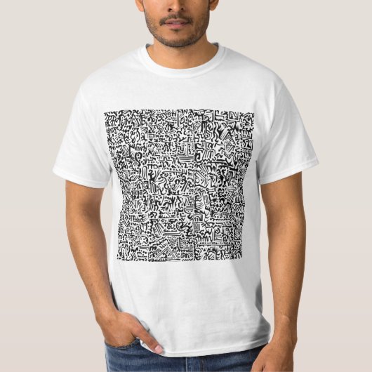 の型枠考え。 Tシャツ (正面)