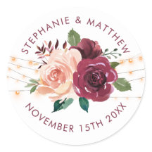 の埃結婚っぽいバラブルゴーニュのストリングライト